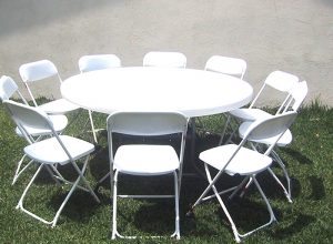 rent tables and chairs for rental white